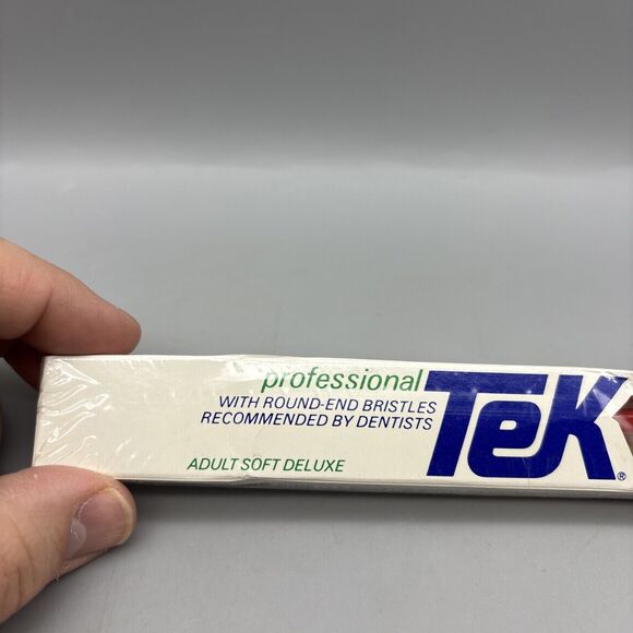 Vintage TEK Toothbrush 1985 Sealed Package - Picture 7 of 9